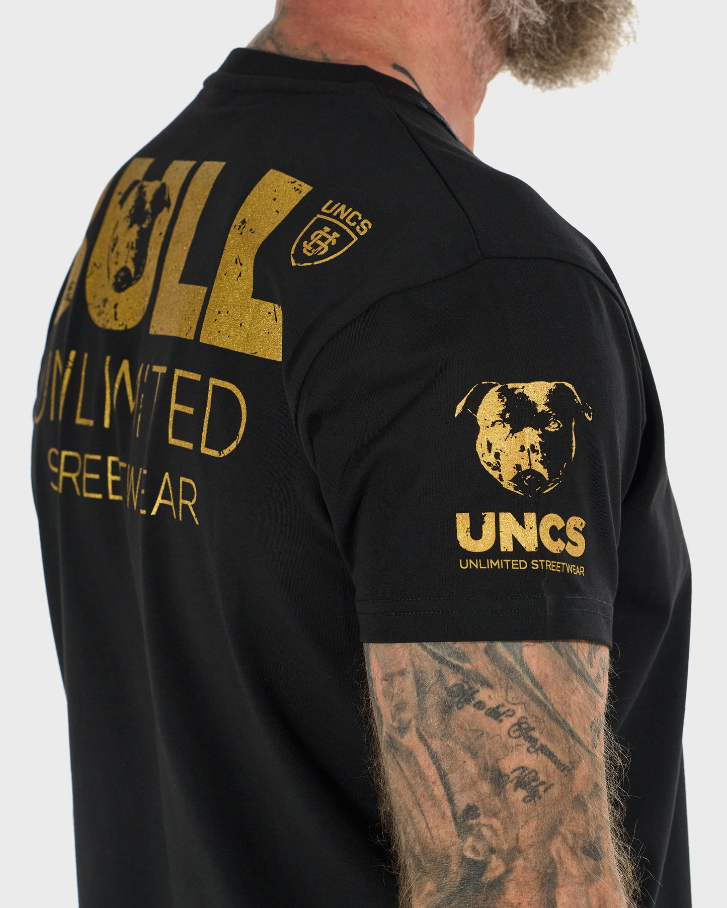 Férfi póló BULL II BLACK