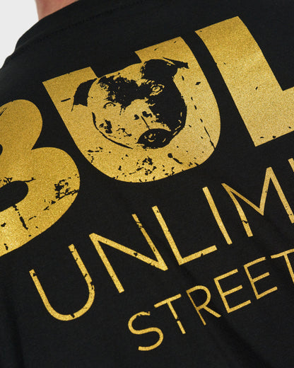 Férfi póló BULL II BLACK