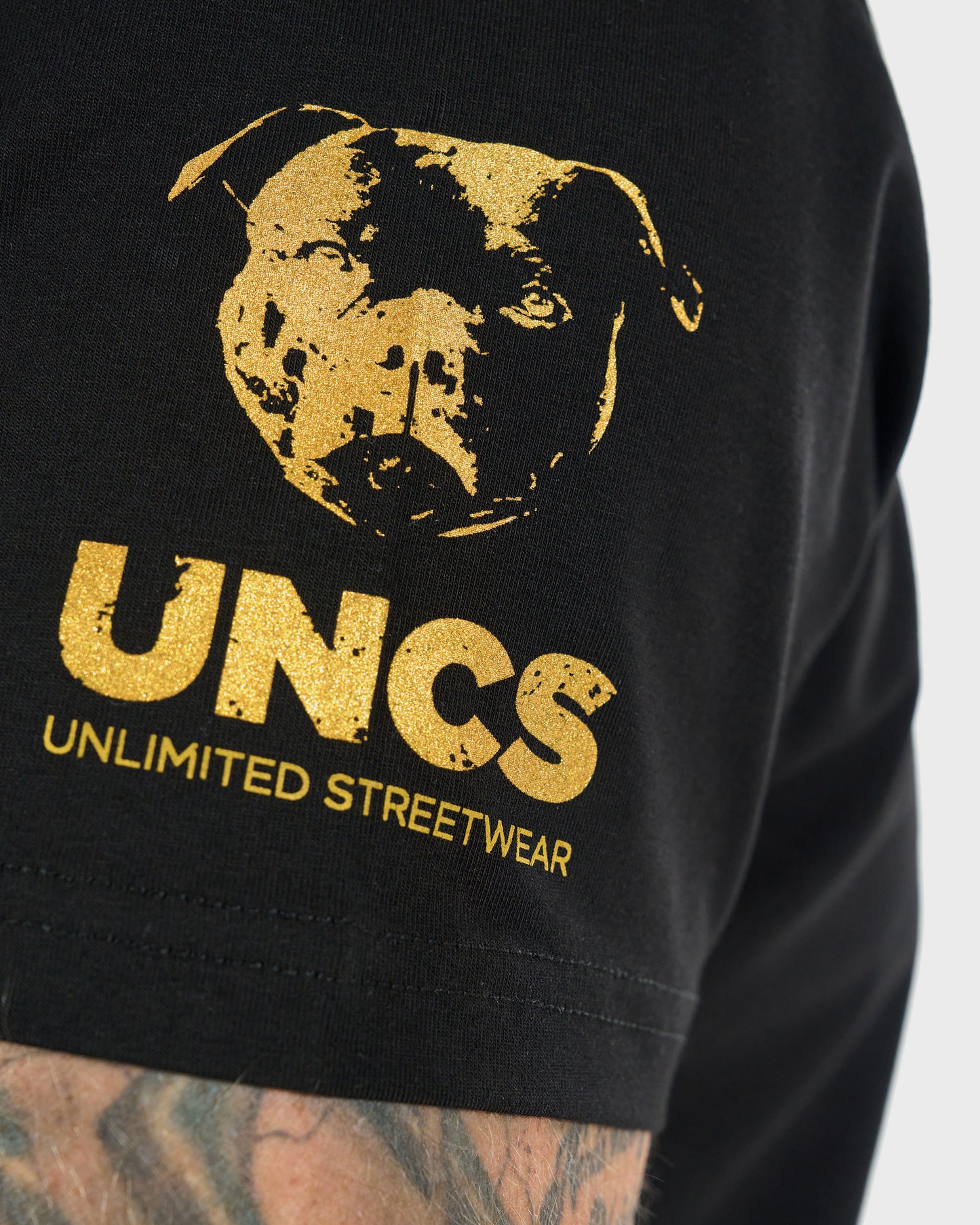 Férfi póló BULL II BLACK