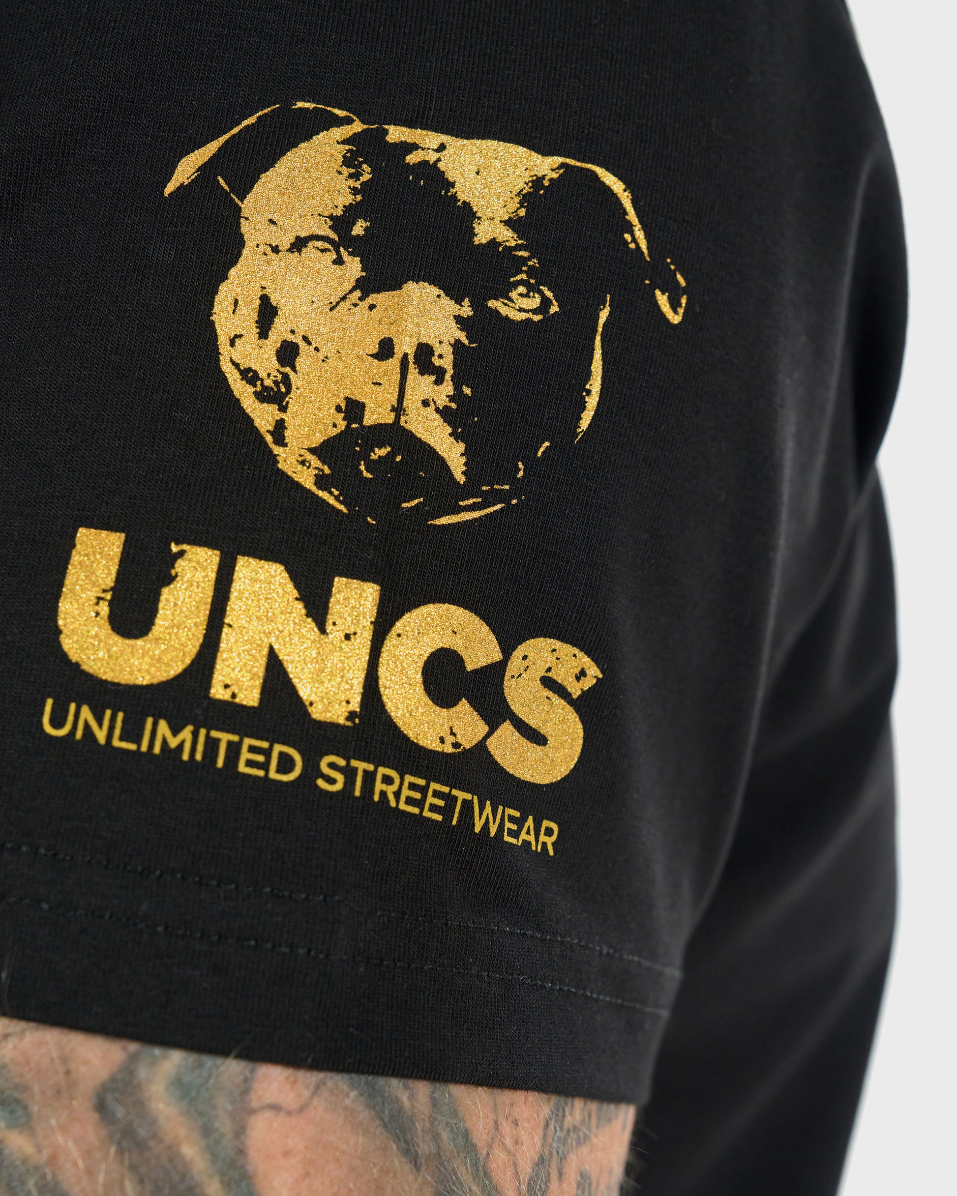 Férfi póló BULL II BLACK