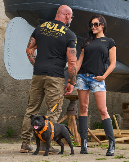 Férfi póló BULL II BLACK