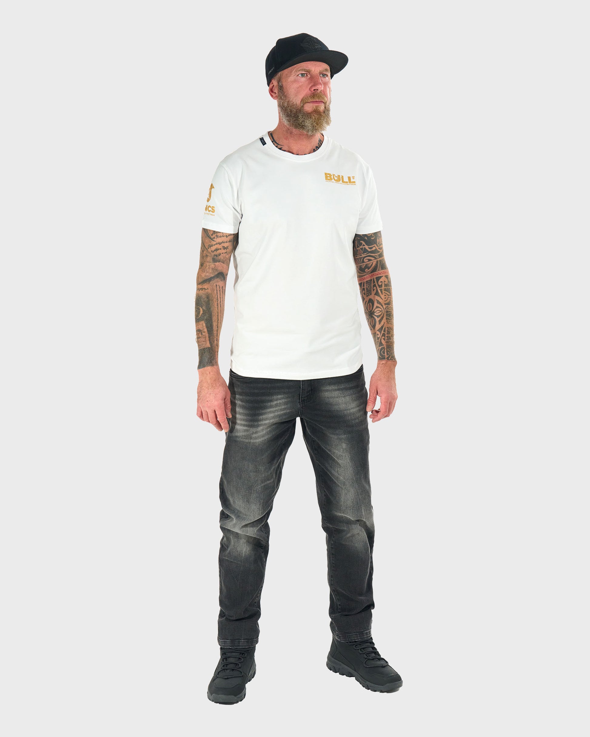 Férfi póló BULL II WHITE