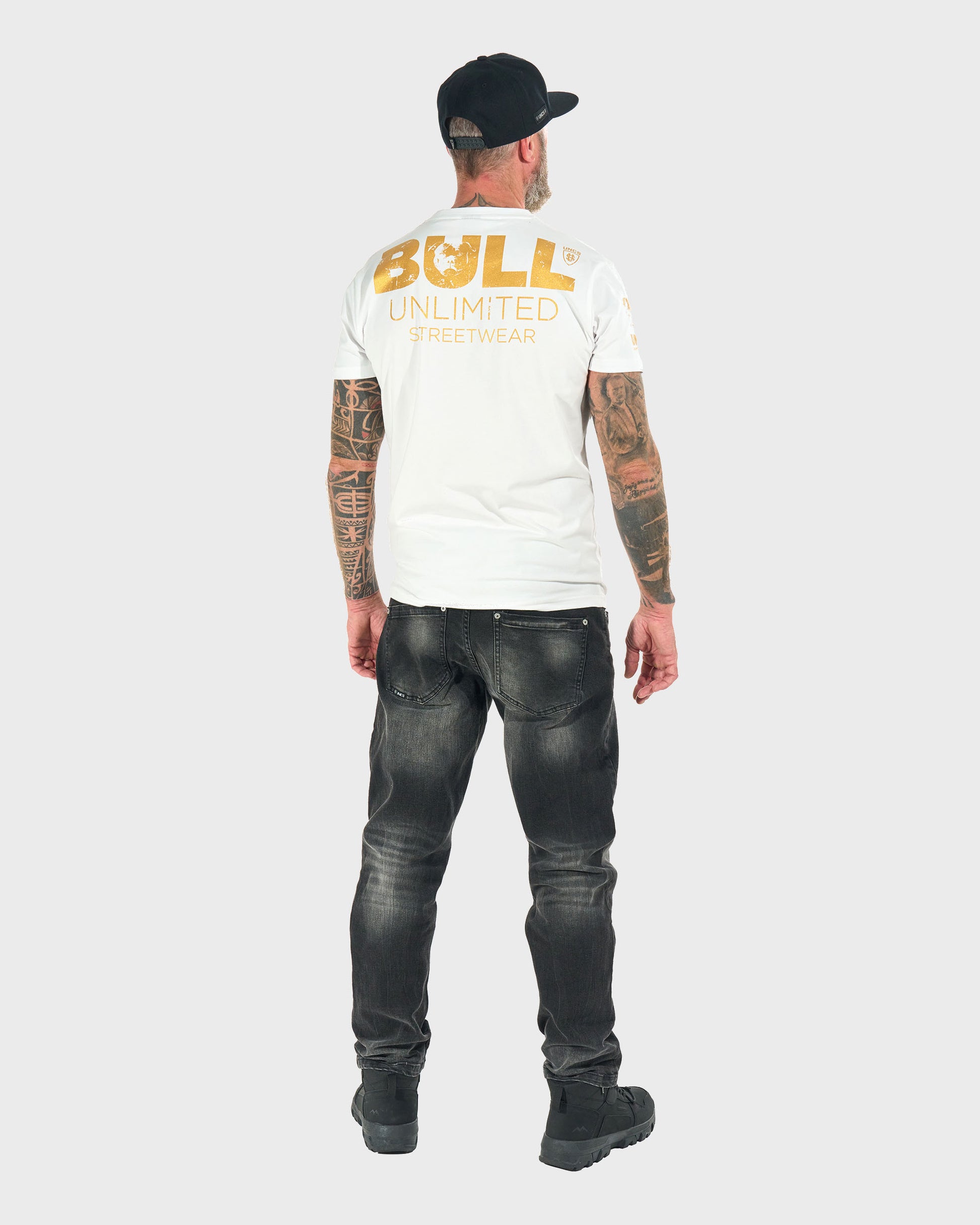 Férfi póló BULL II WHITE