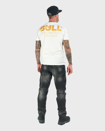 Férfi póló BULL II WHITE