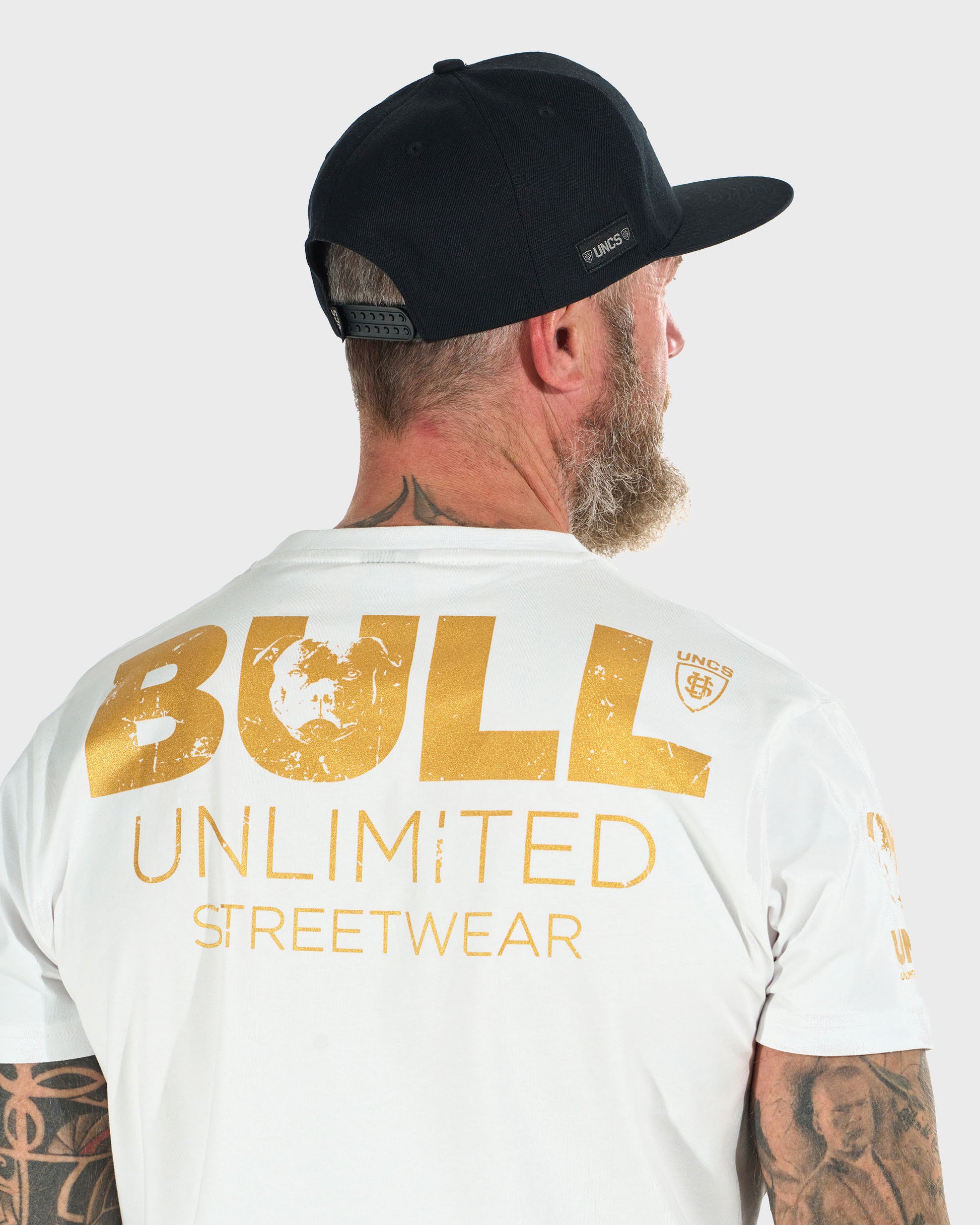 Férfi póló BULL II WHITE