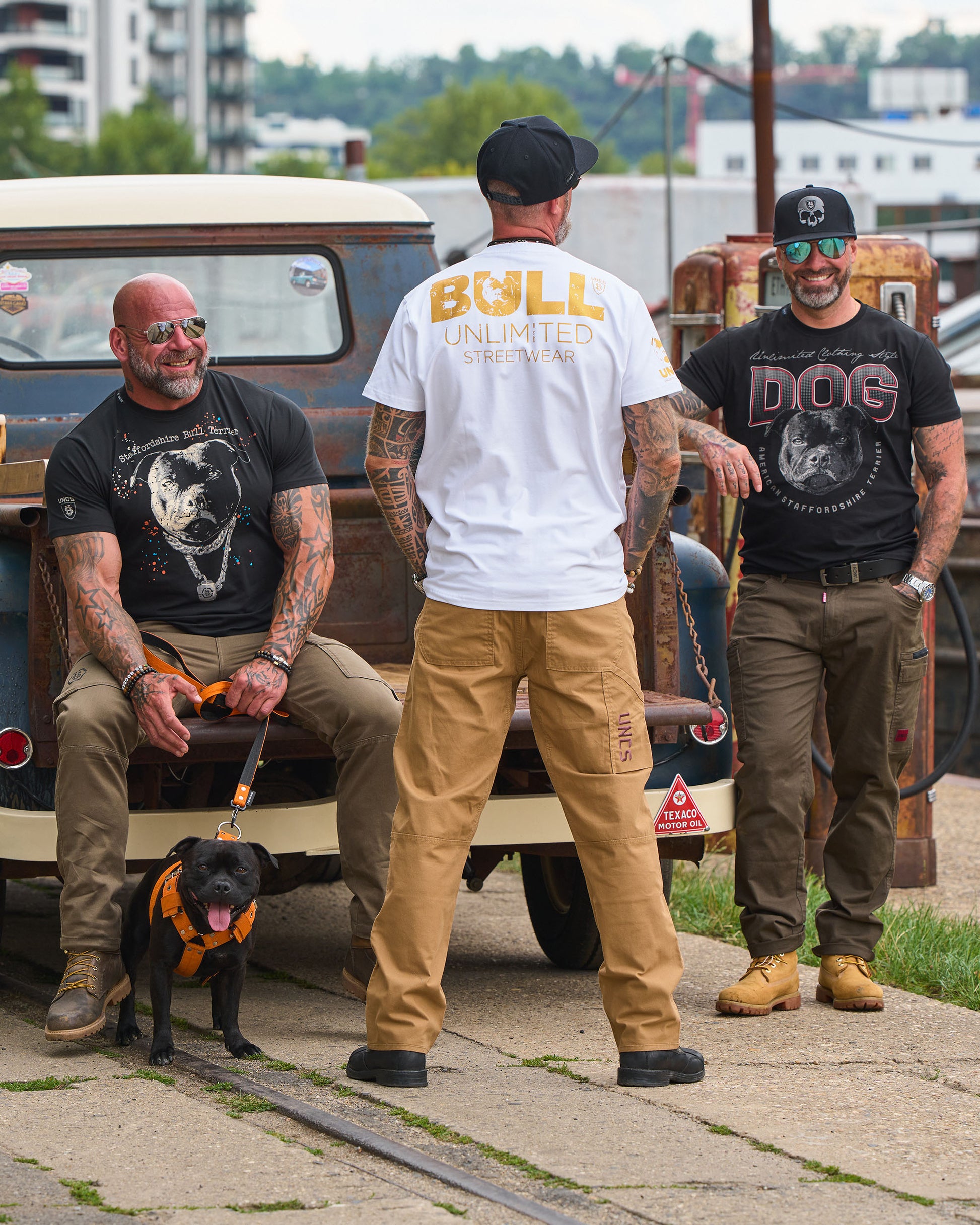 Férfi póló BULL II WHITE