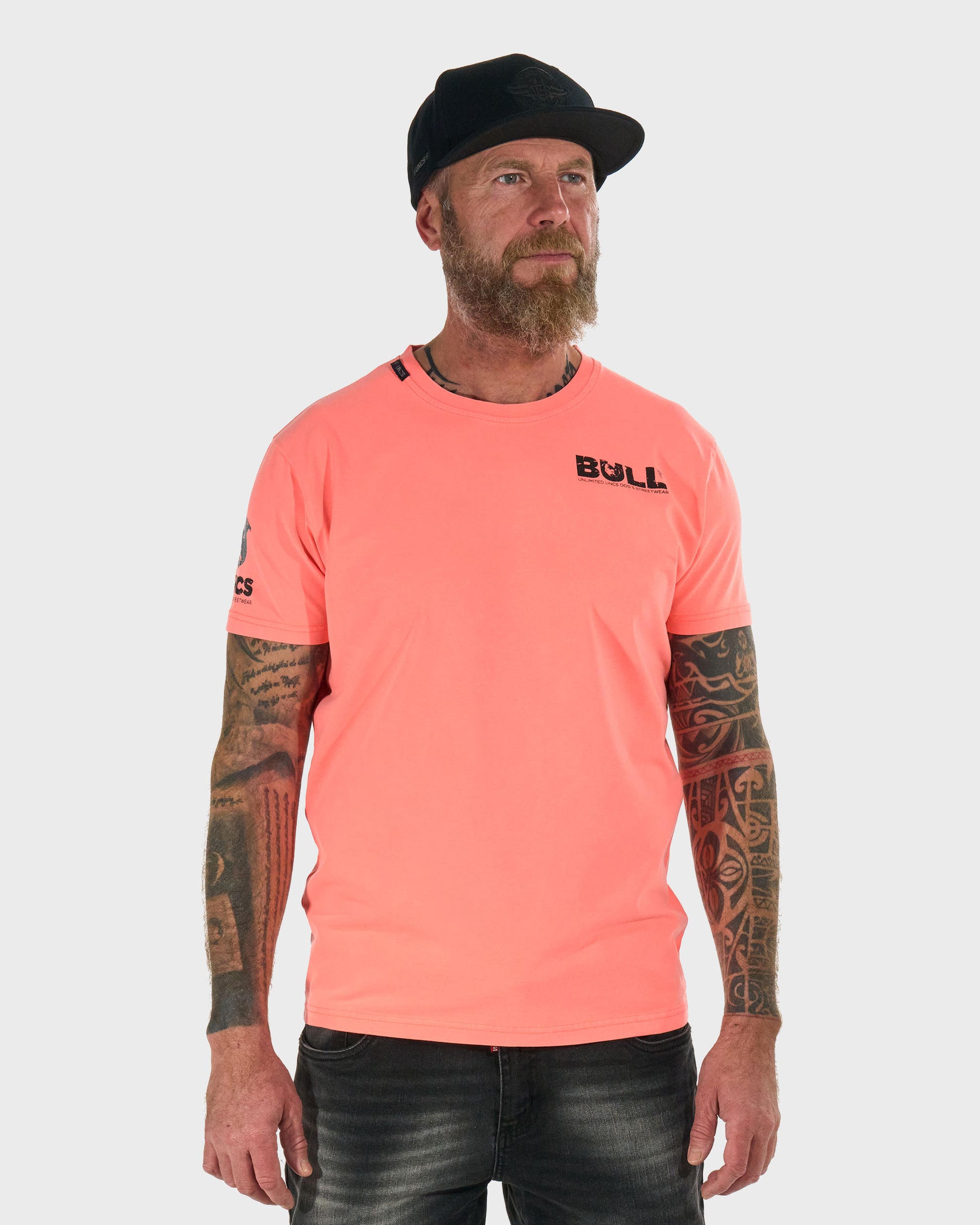 Férfi póló BULL II CORAL