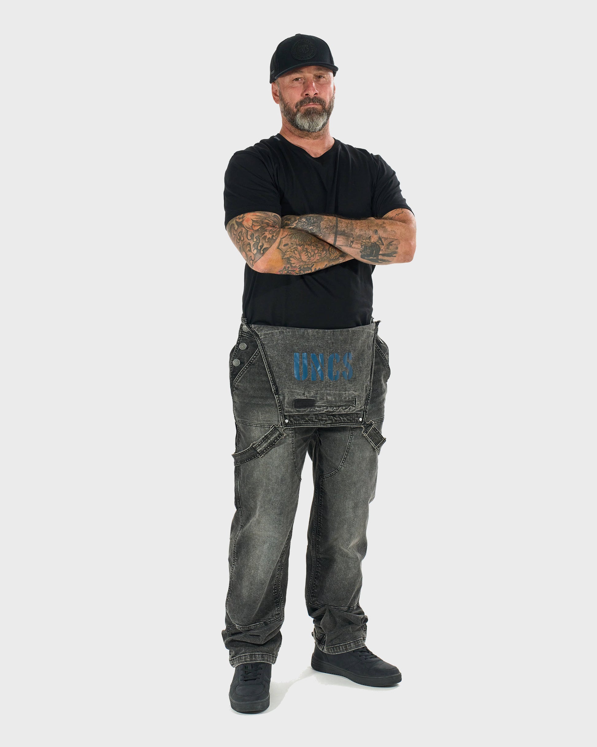 Férfi nadrág WORKER BLACK