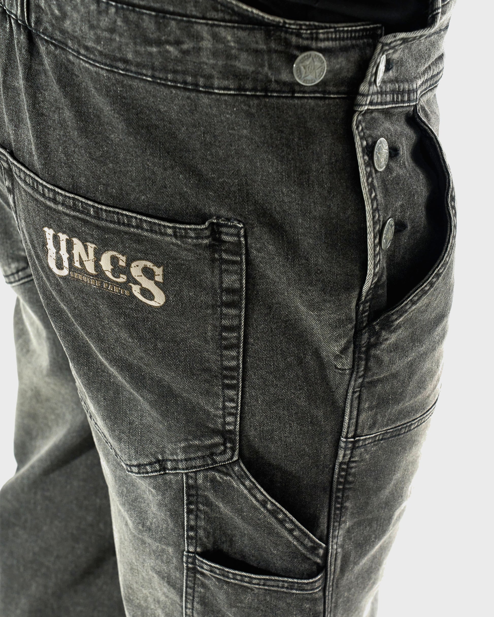 Férfi nadrág WORKER BLACK