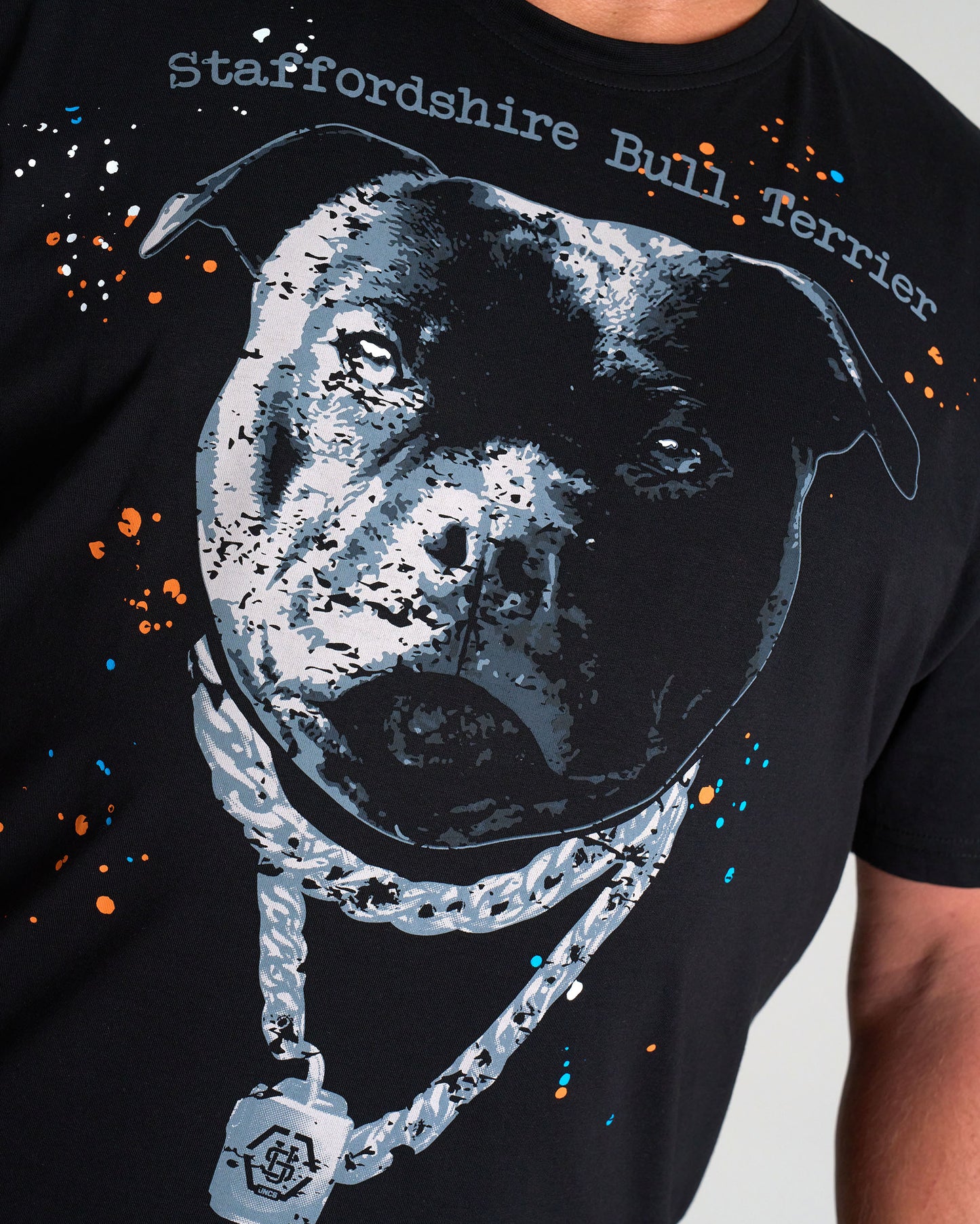 Férfi póló BULL TERRIER II BLACK