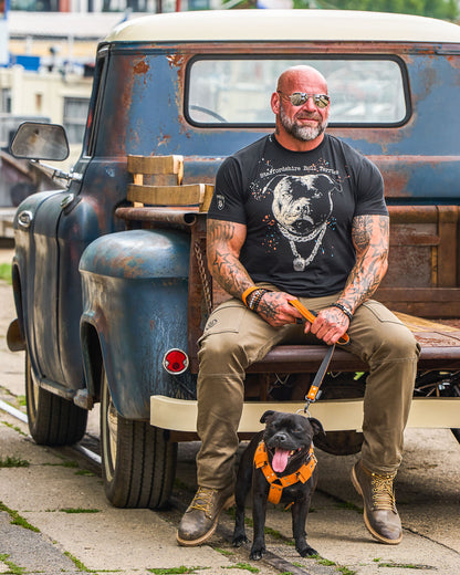 Férfi póló BULL TERRIER II BLACK