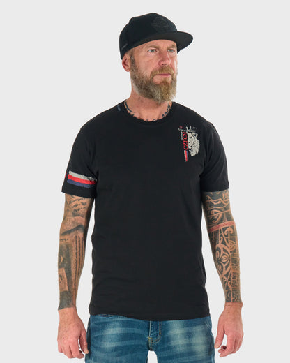 Férfi póló CZECH REPUBLIC III BLACK