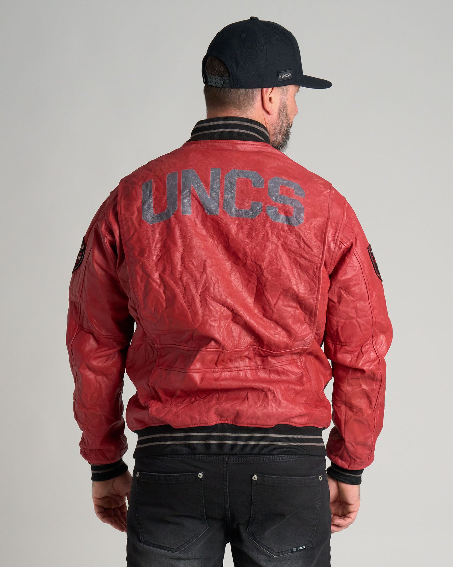 Férfi dzseki BIKER II RED