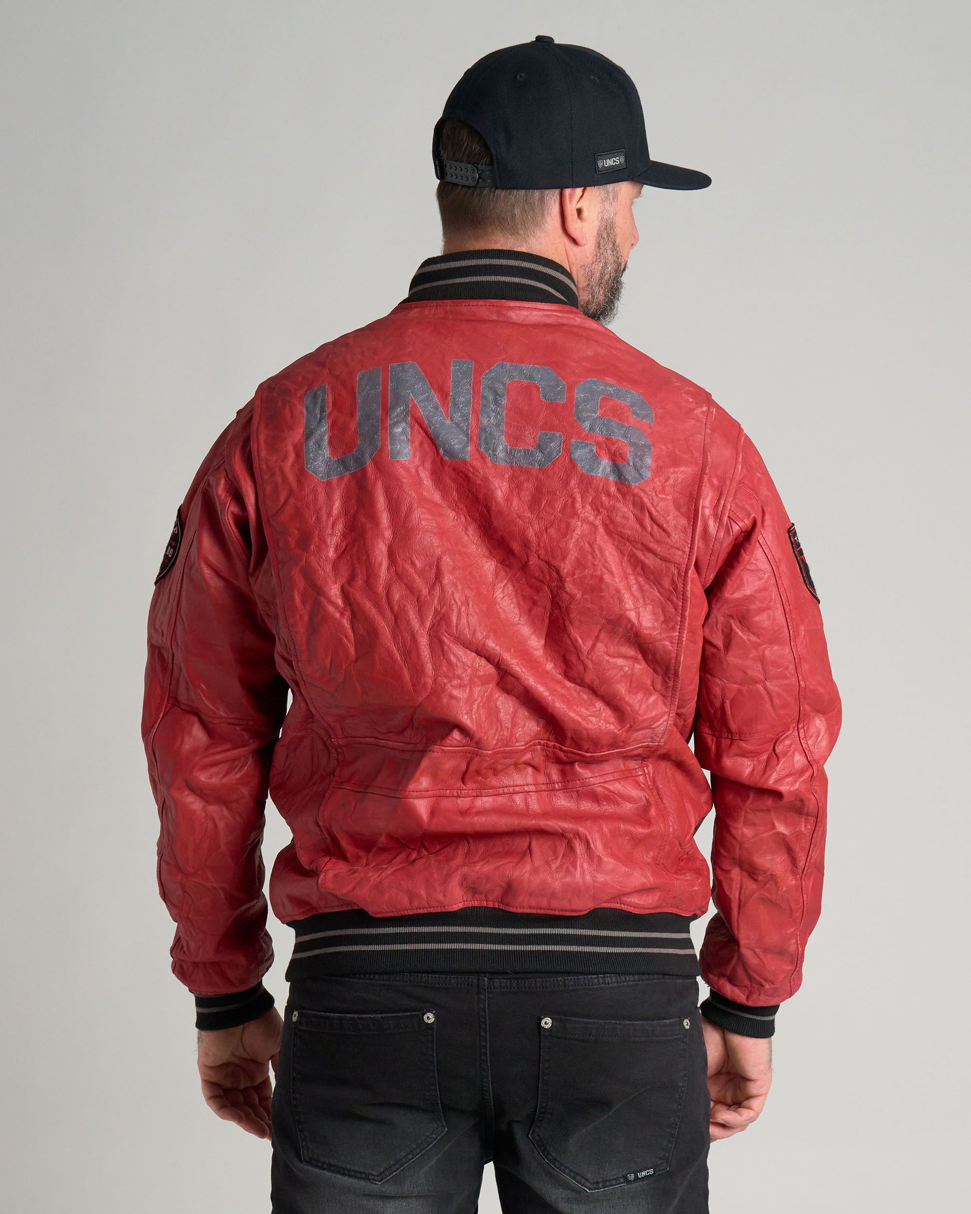 Férfi dzseki BIKER II RED