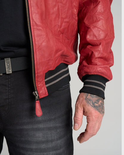 Férfi dzseki BIKER II RED