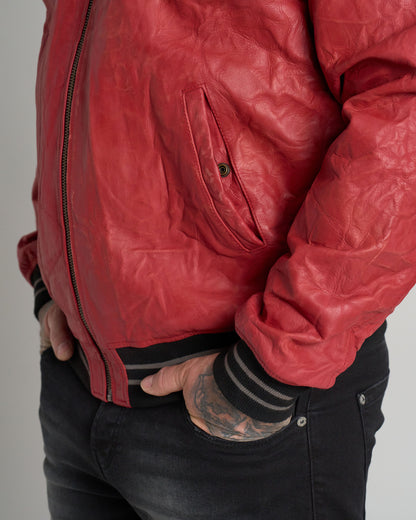 Férfi dzseki BIKER II RED