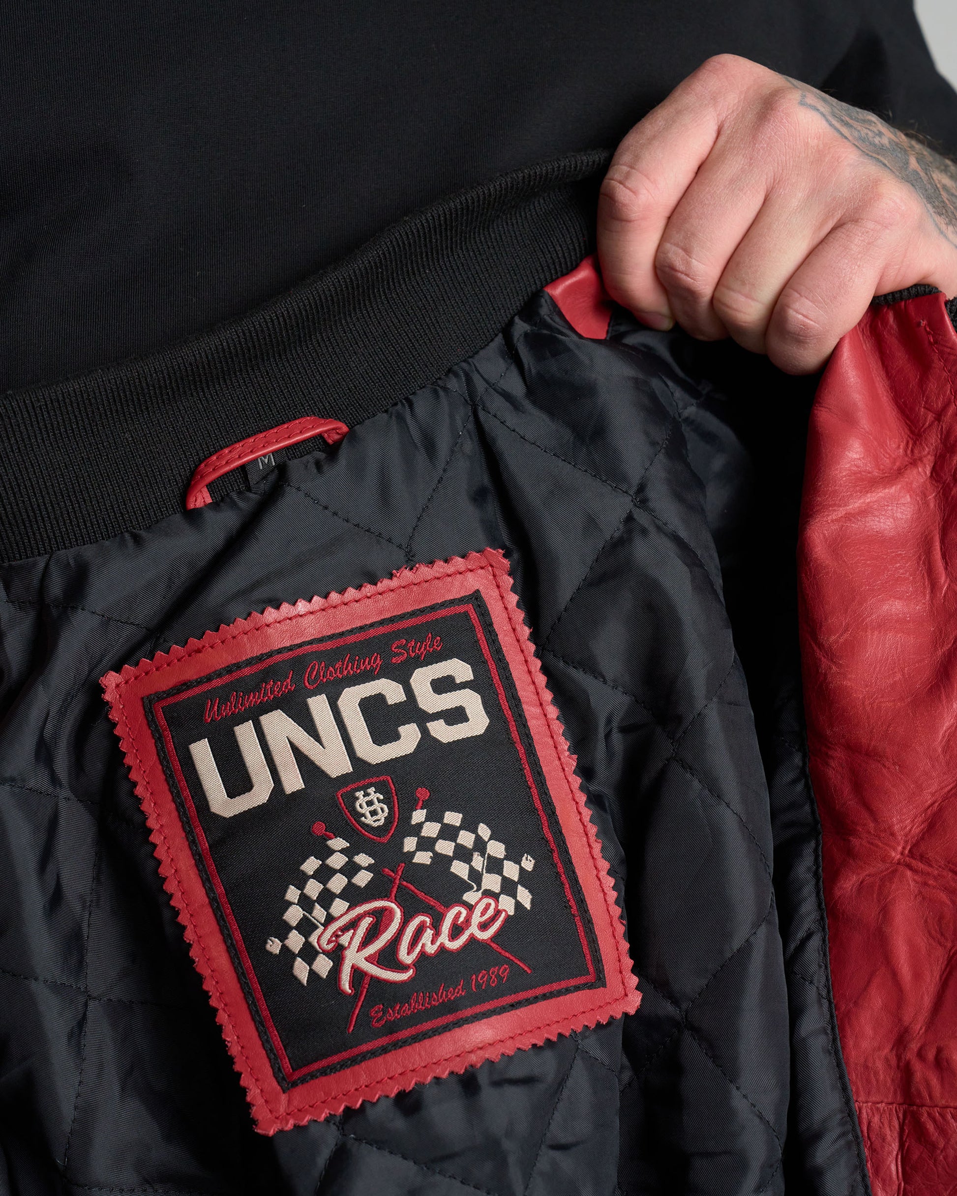 Férfi dzseki BIKER II RED