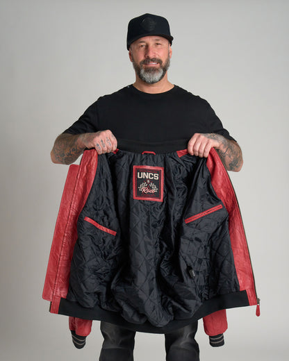 Férfi dzseki BIKER II RED