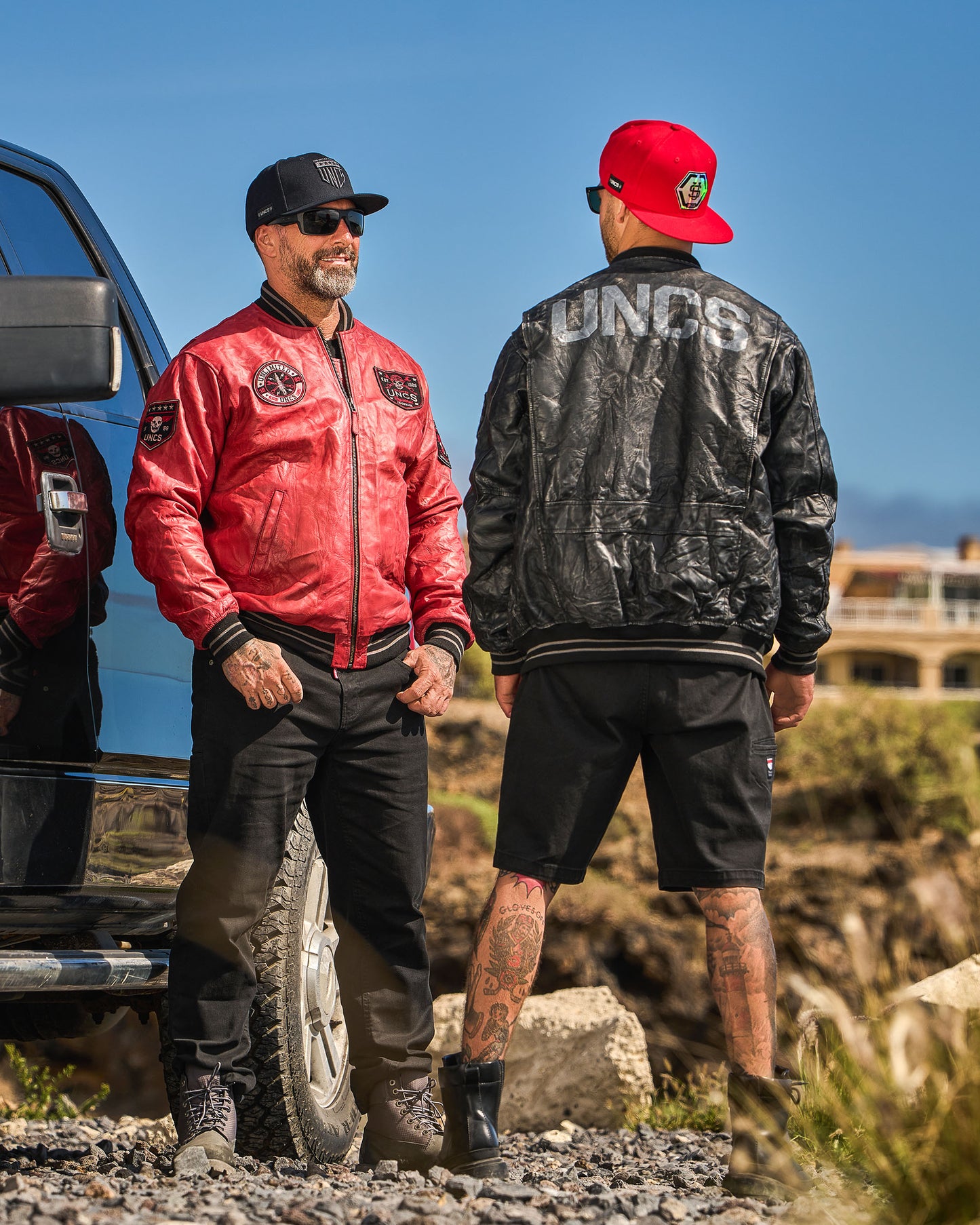 Férfi dzseki BIKER II RED