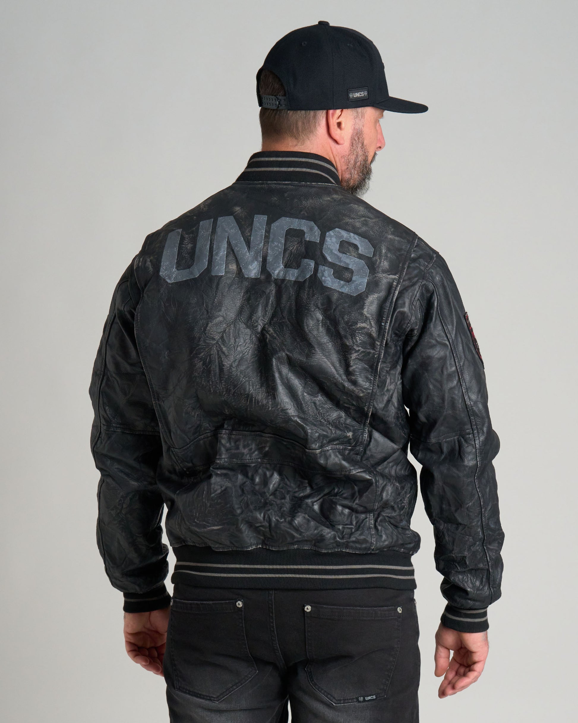 Férfi dzseki BIKER II BLACK
