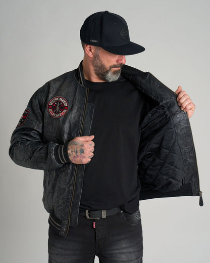 Férfi dzseki BIKER II BLACK
