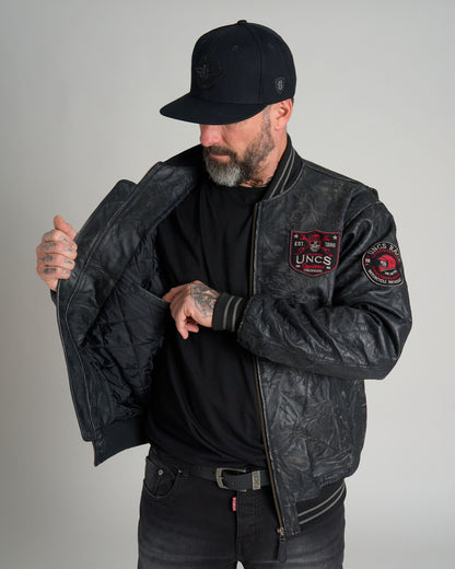 Férfi dzseki BIKER II BLACK