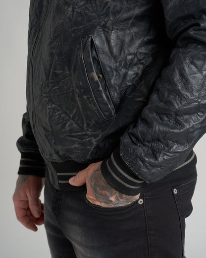 Férfi dzseki BIKER II BLACK