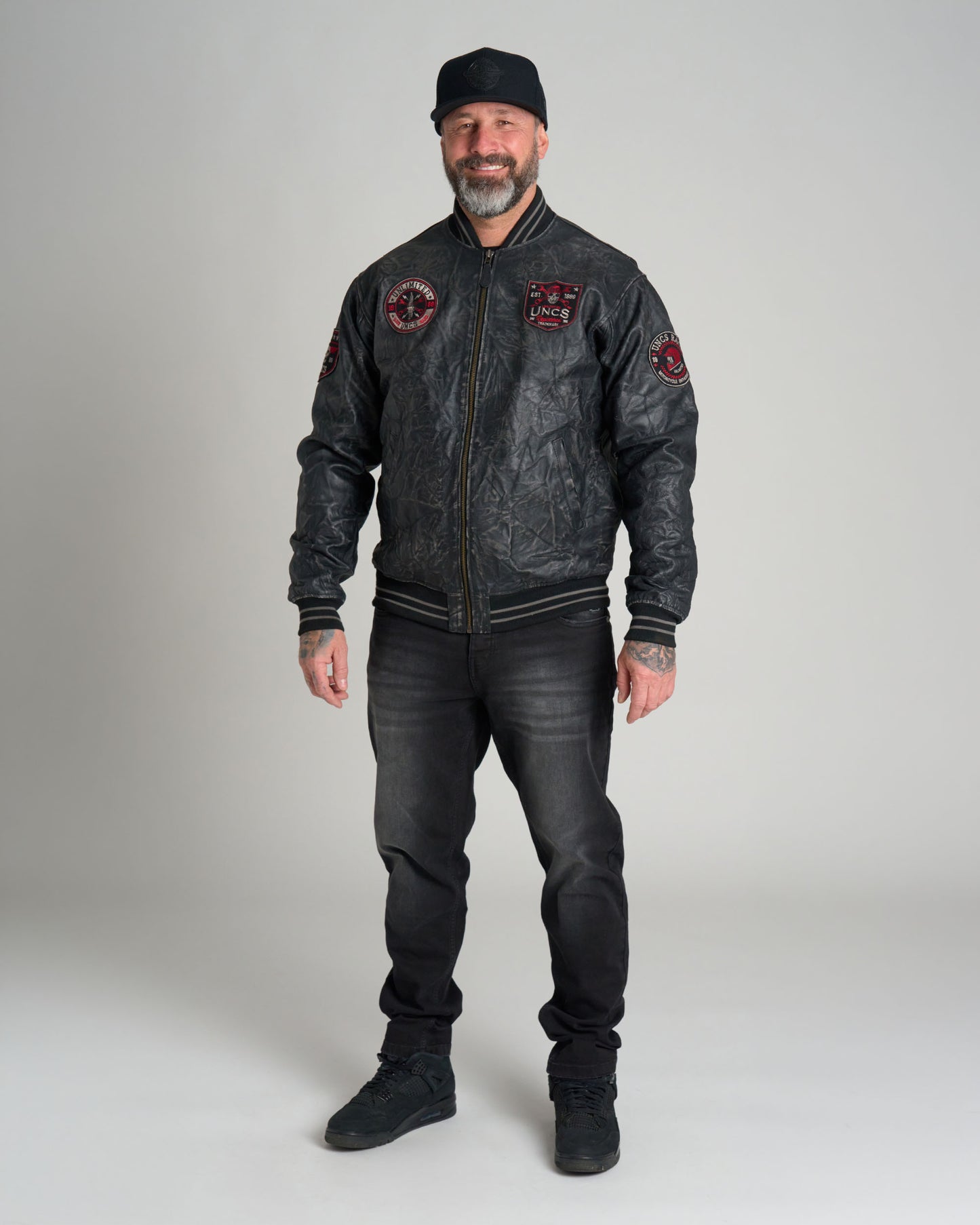 Férfi dzseki BIKER II BLACK