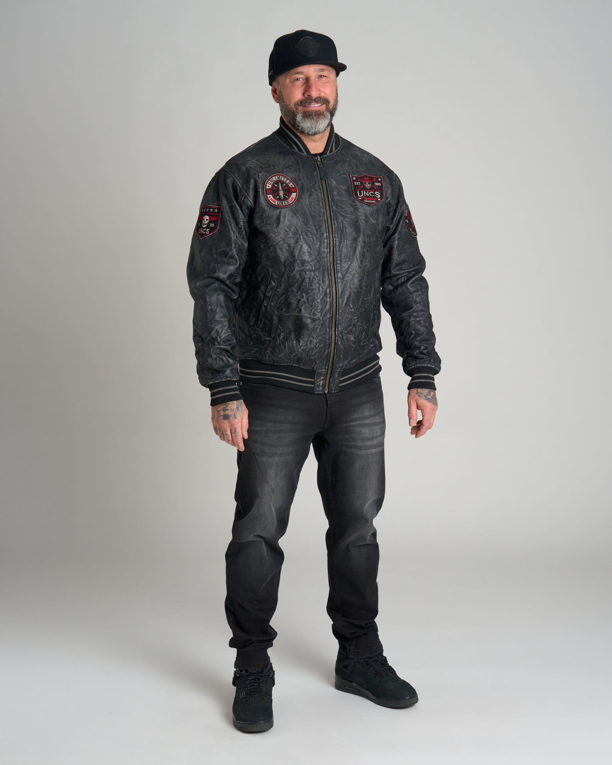 Férfi dzseki BIKER II BLACK
