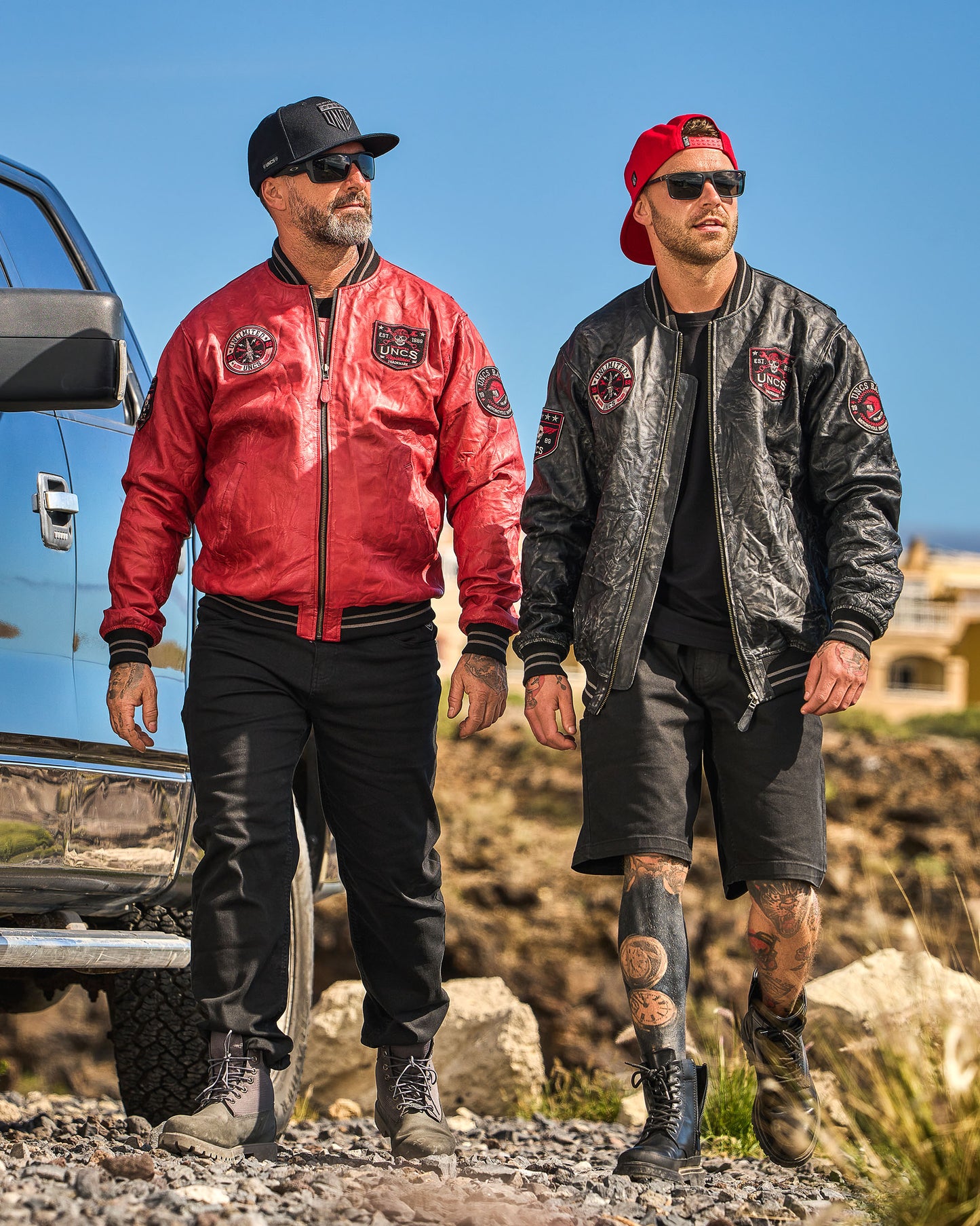 Férfi dzseki BIKER II BLACK