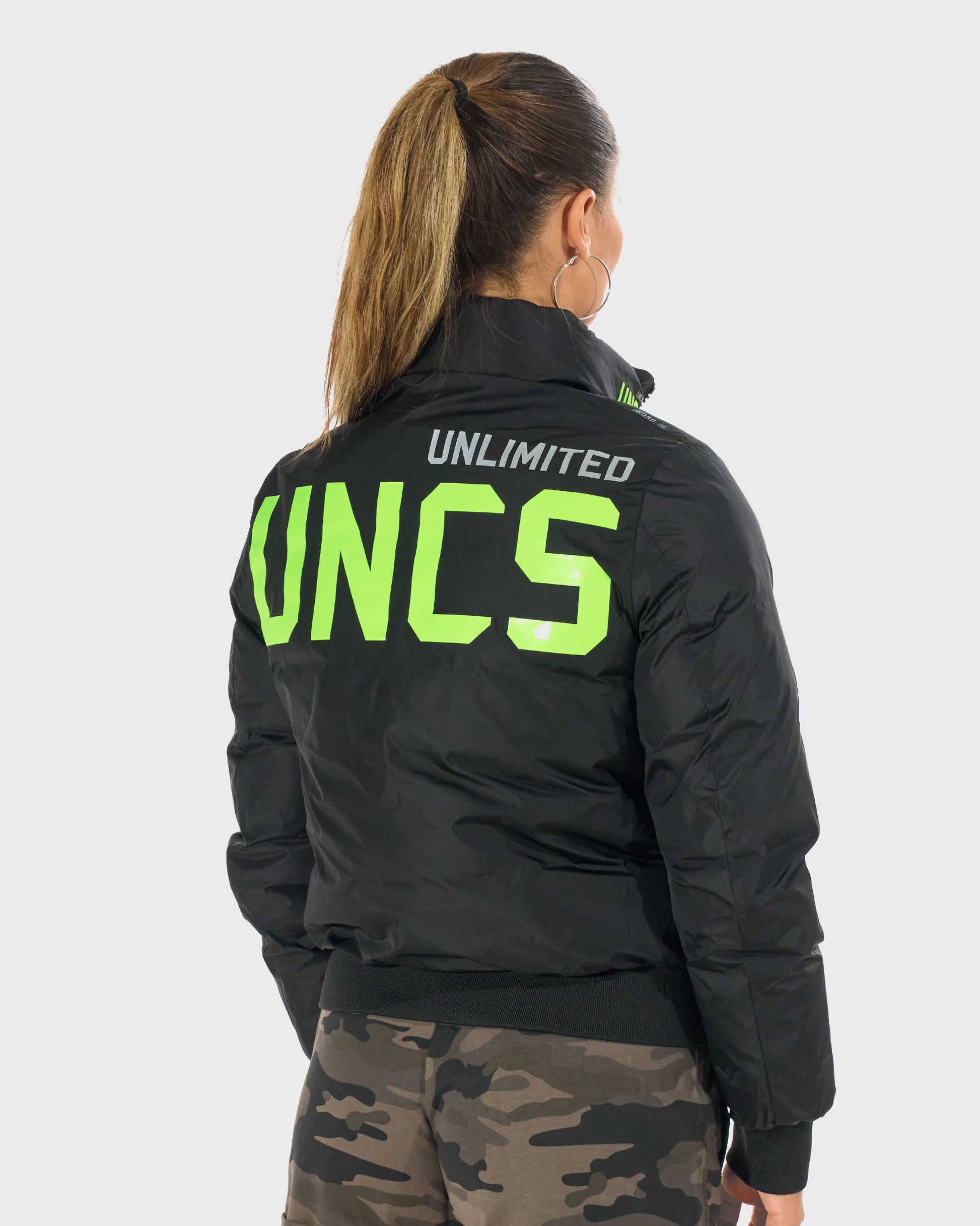 Női dzseki JOANA BLACK/GREEN