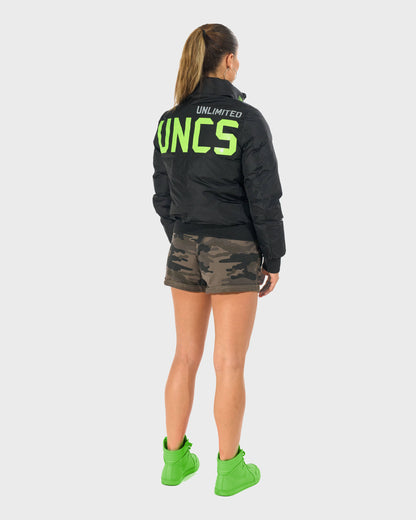 Női dzseki JOANA BLACK/GREEN