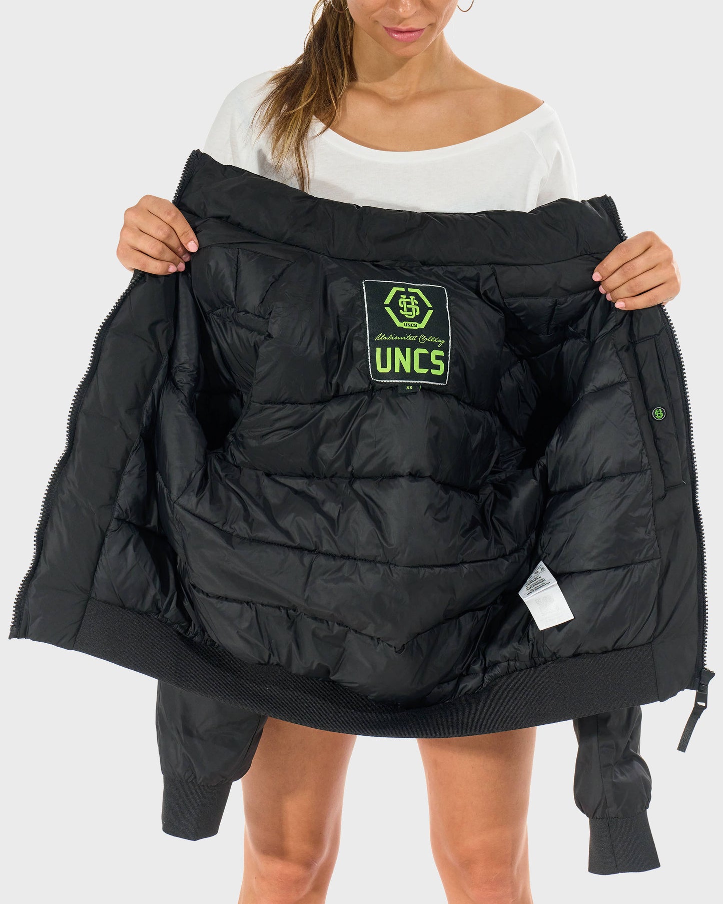 Női dzseki JOANA BLACK/GREEN