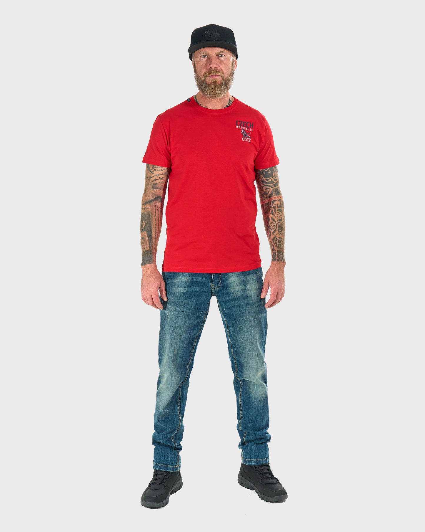 Férfi póló CZECH REPUBLIC RED