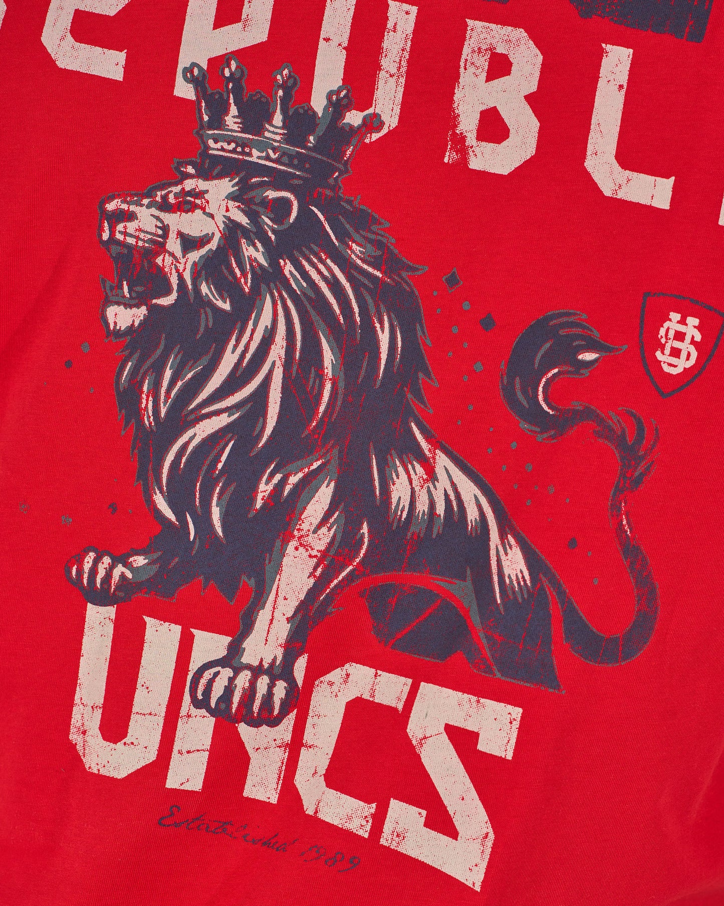 Férfi póló CZECH REPUBLIC RED