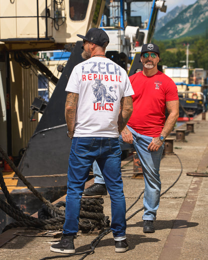 Férfi póló CZECH REPUBLIC RED