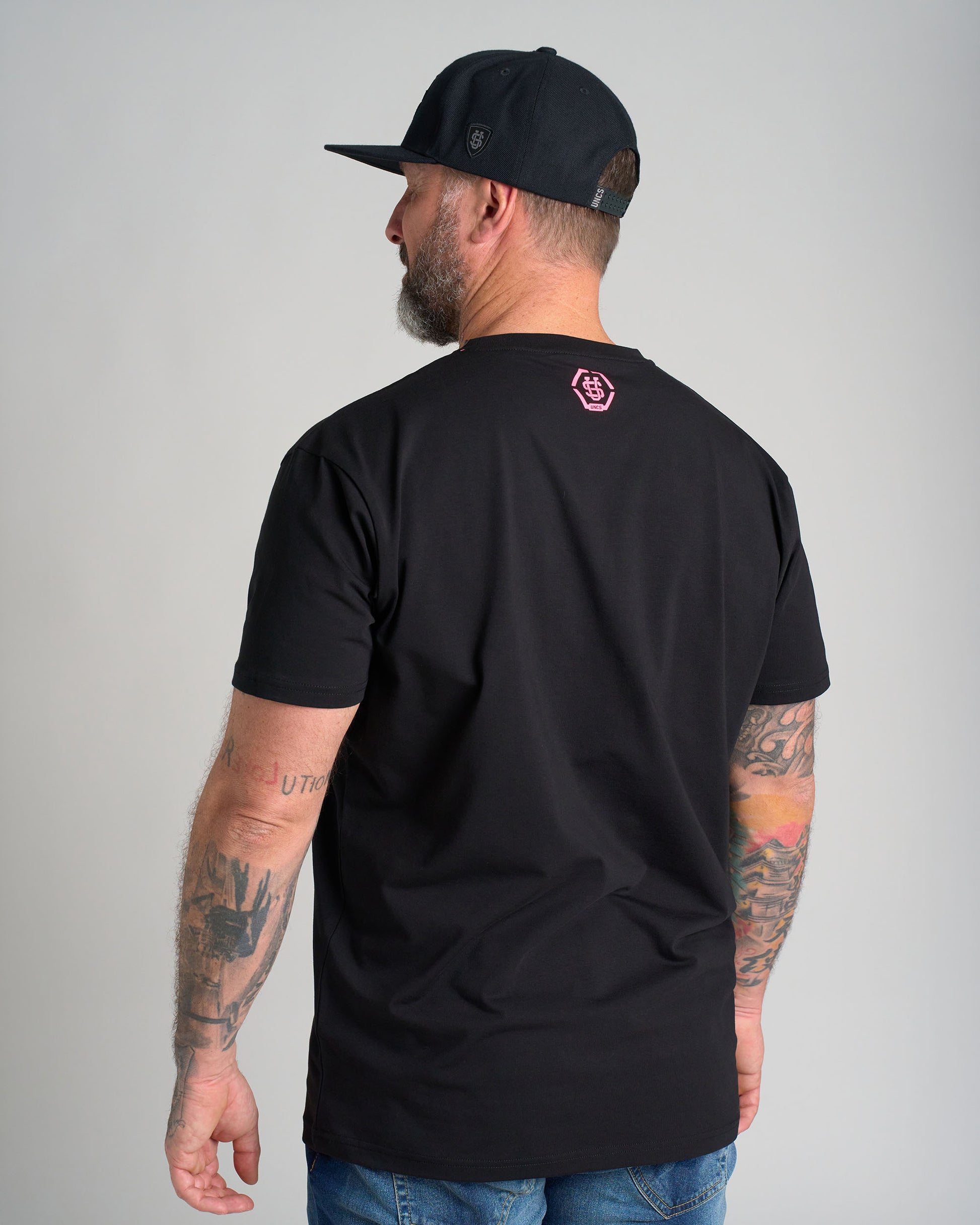 Férfi póló STAFFBULL III (Elastan) BLACK