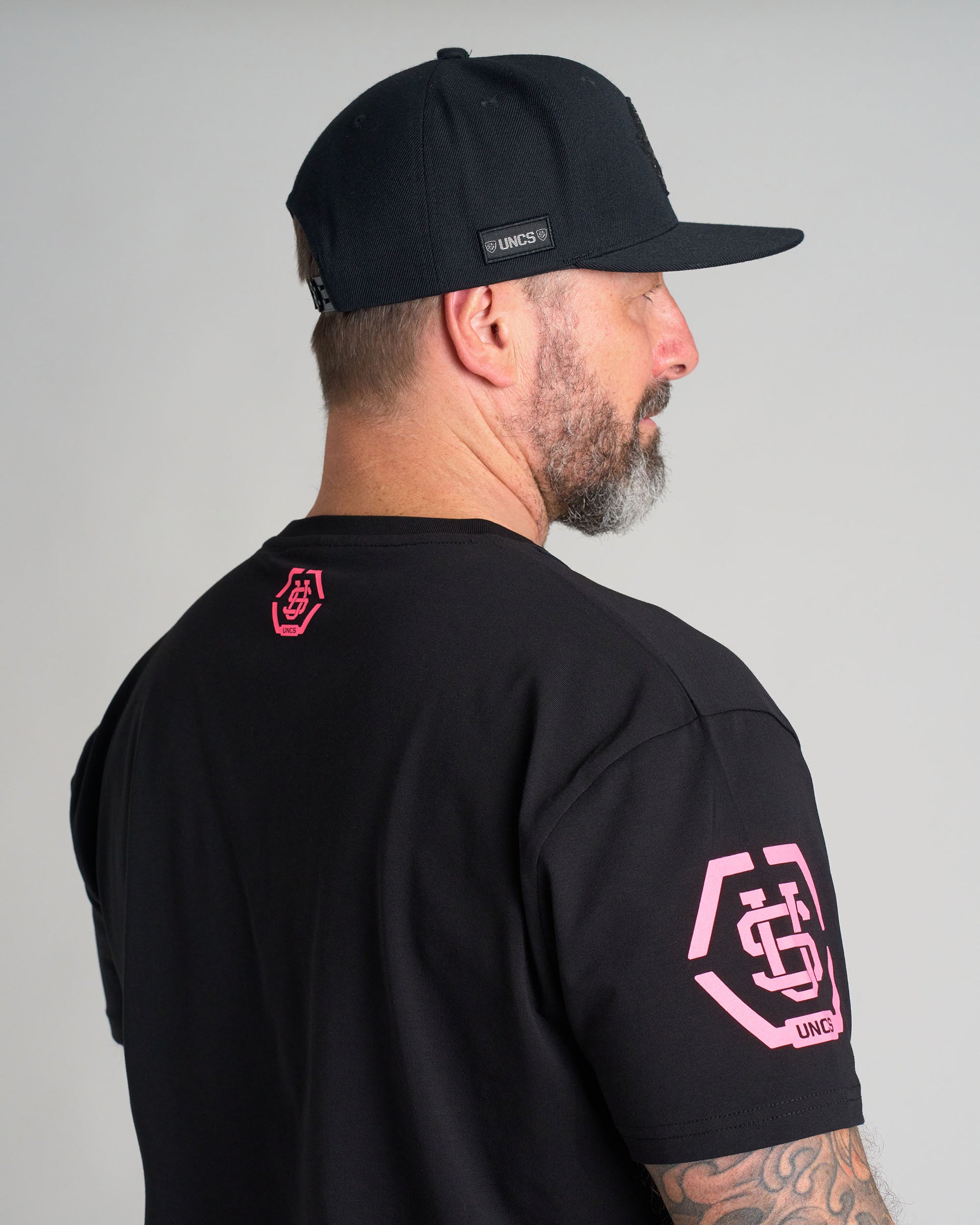 Férfi póló STAFFBULL III (Elastan) BLACK