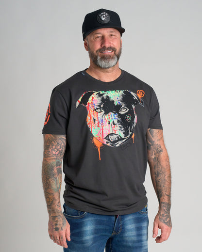 Férfi póló STAFFBULL III ASPHALT