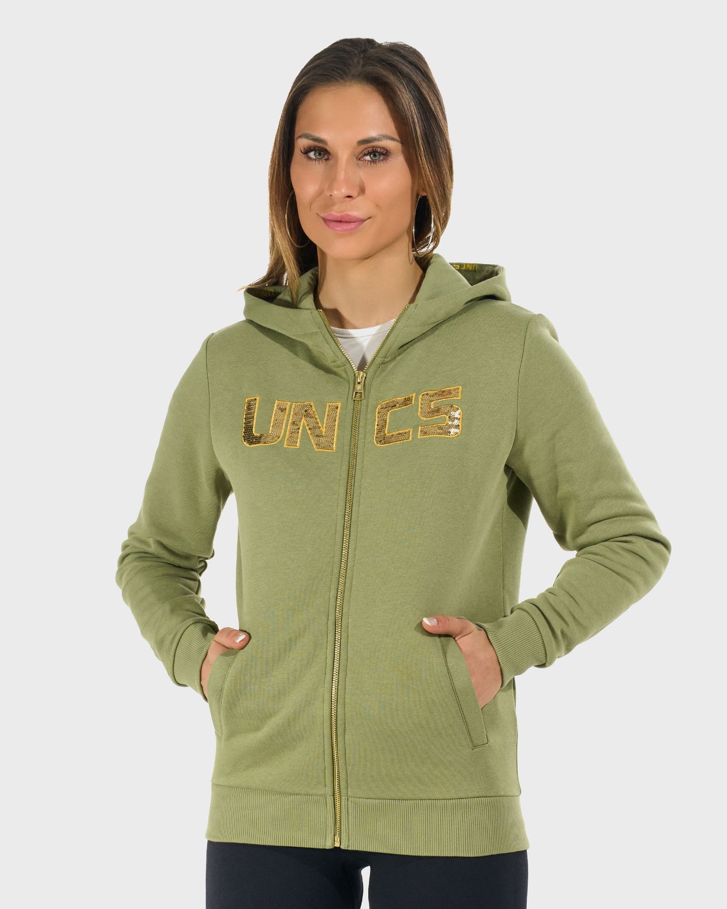 Női melegítőfelső GABRIELLE KHAKI