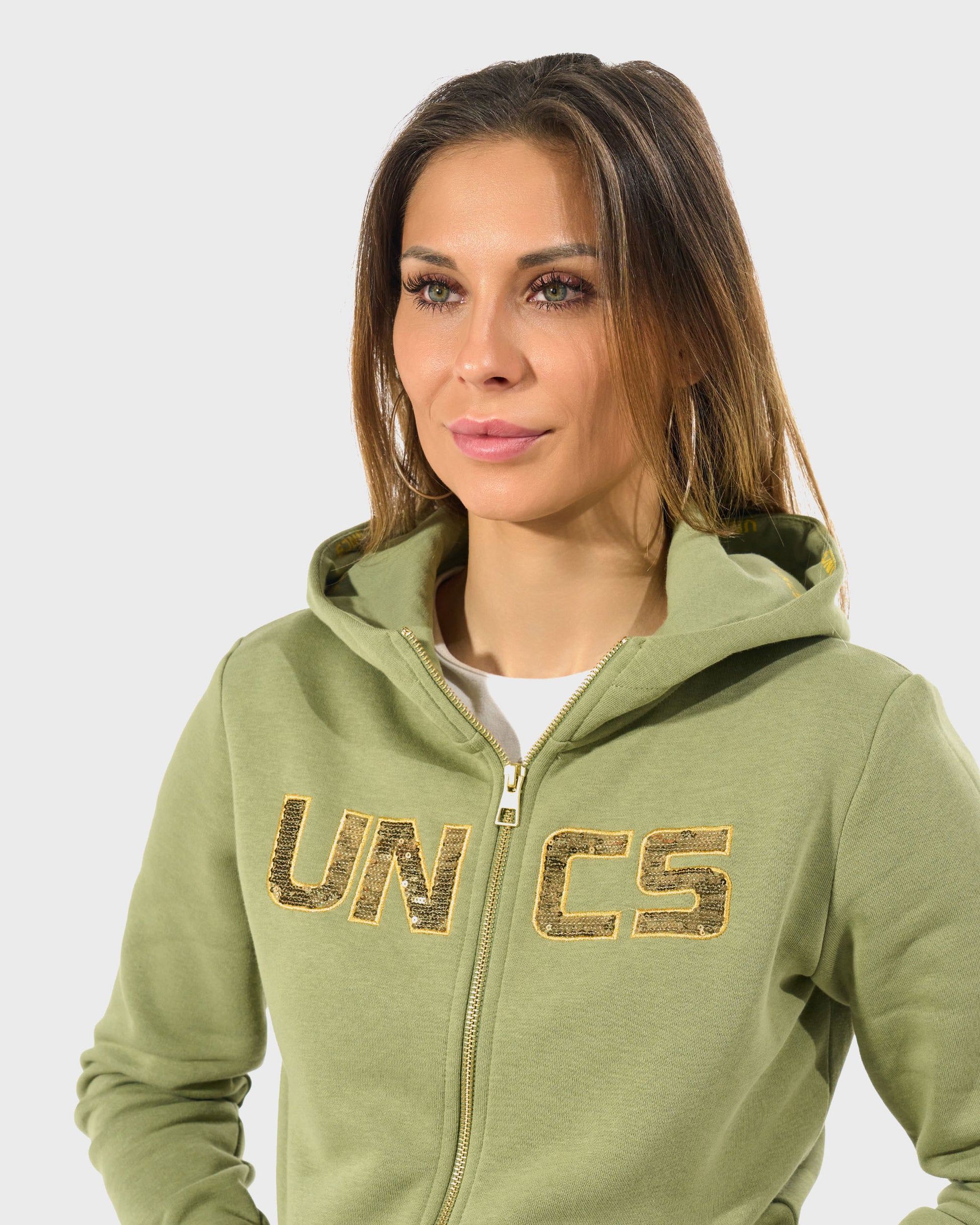 Női melegítőfelső GABRIELLE KHAKI