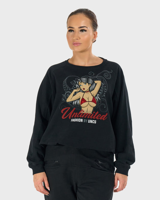 Női melegítőfelső RITA BLACK