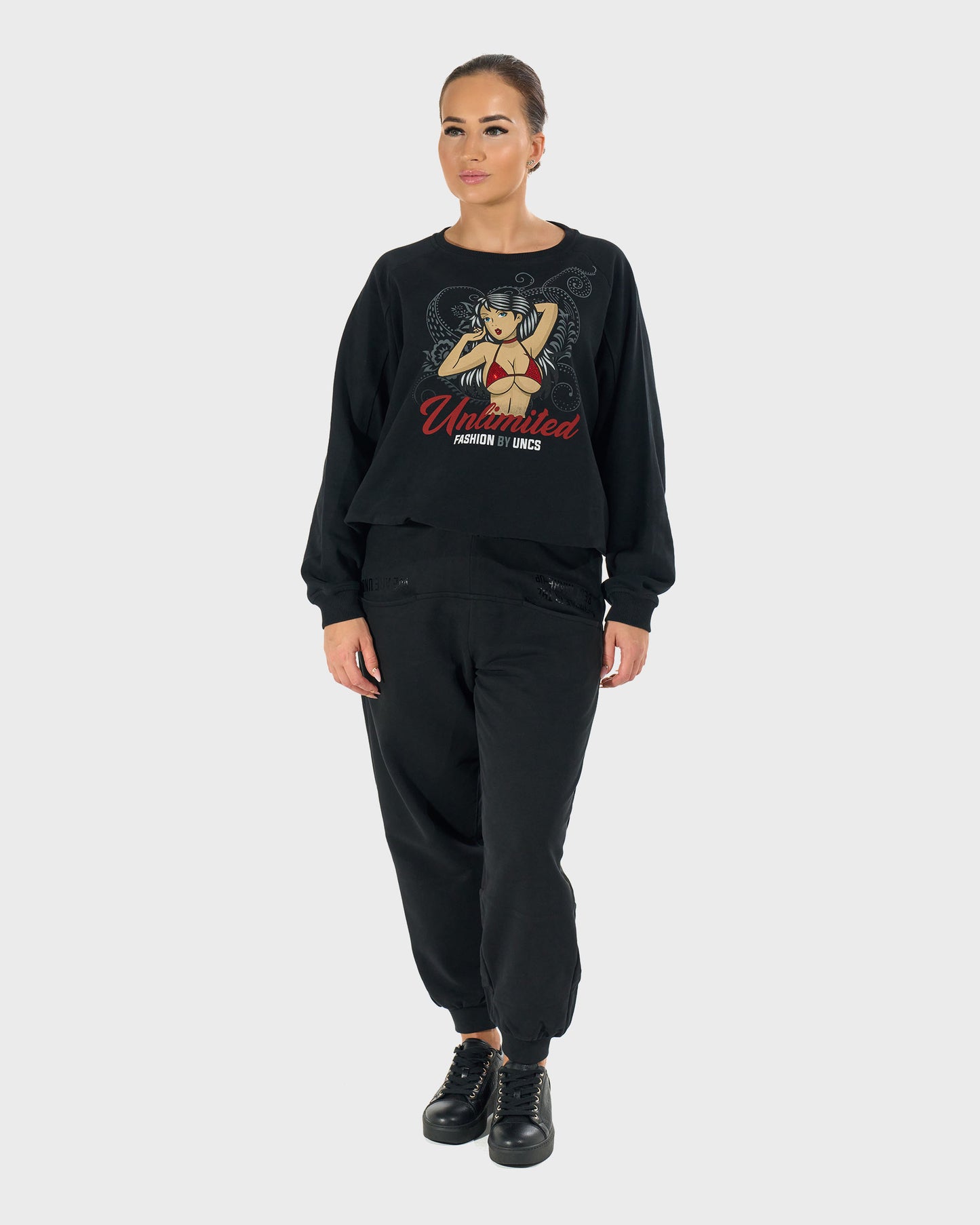 Női melegítőfelső RITA BLACK