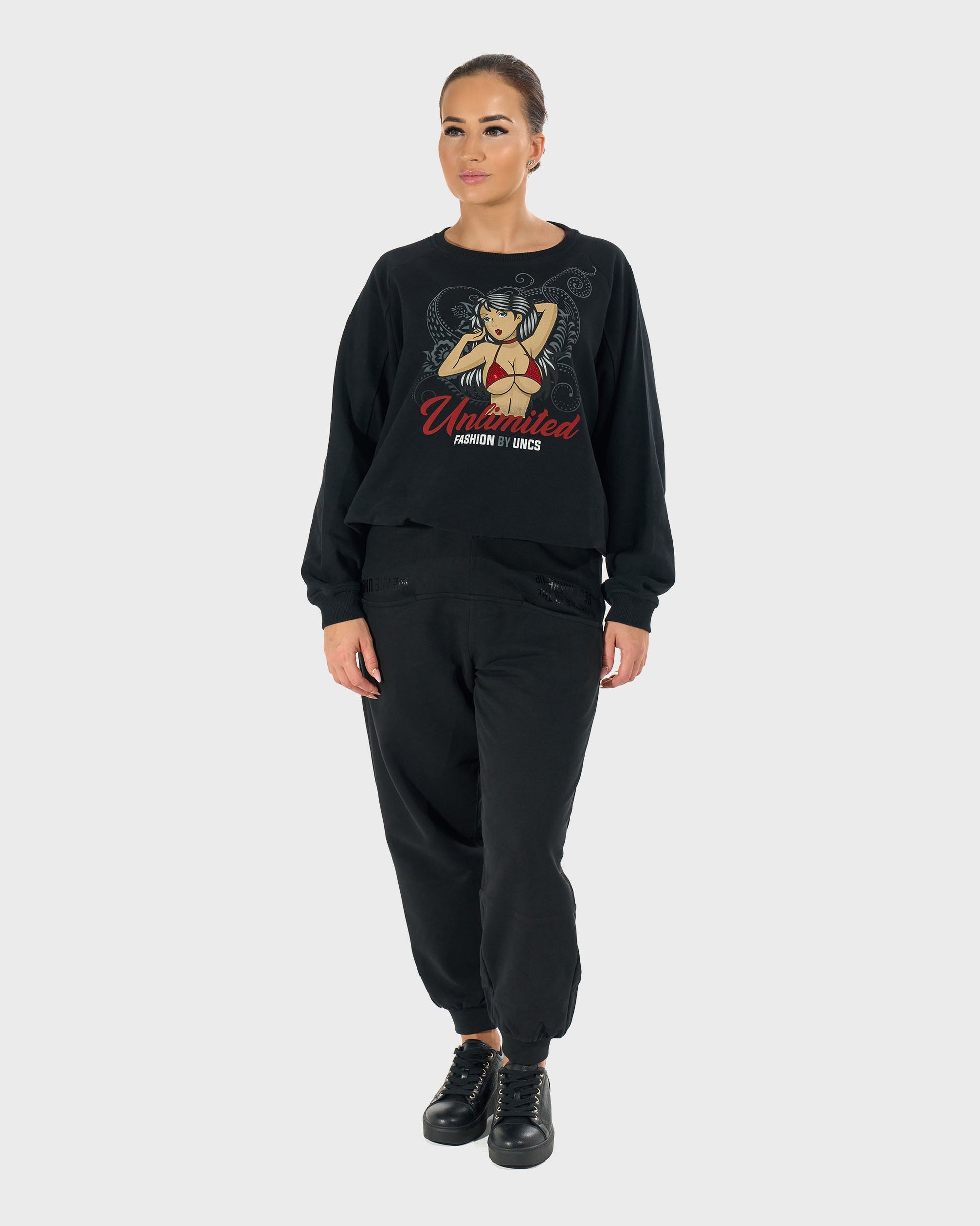 Női melegítőfelső RITA BLACK