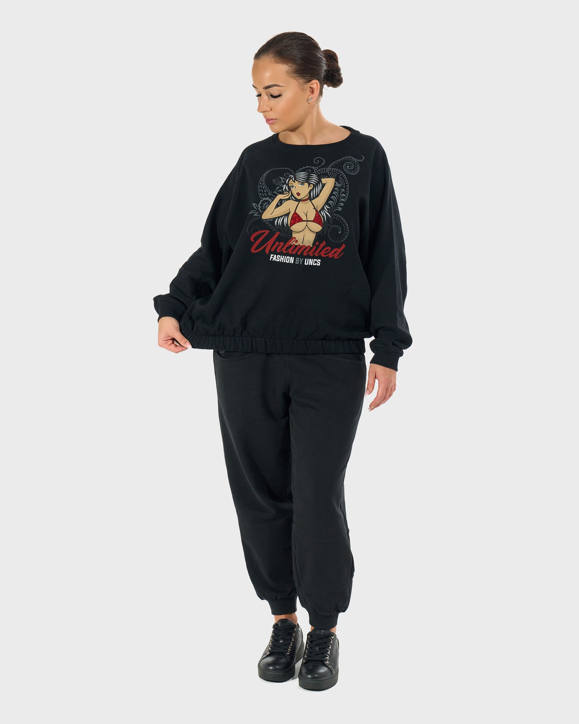 Női melegítőfelső RITA BLACK