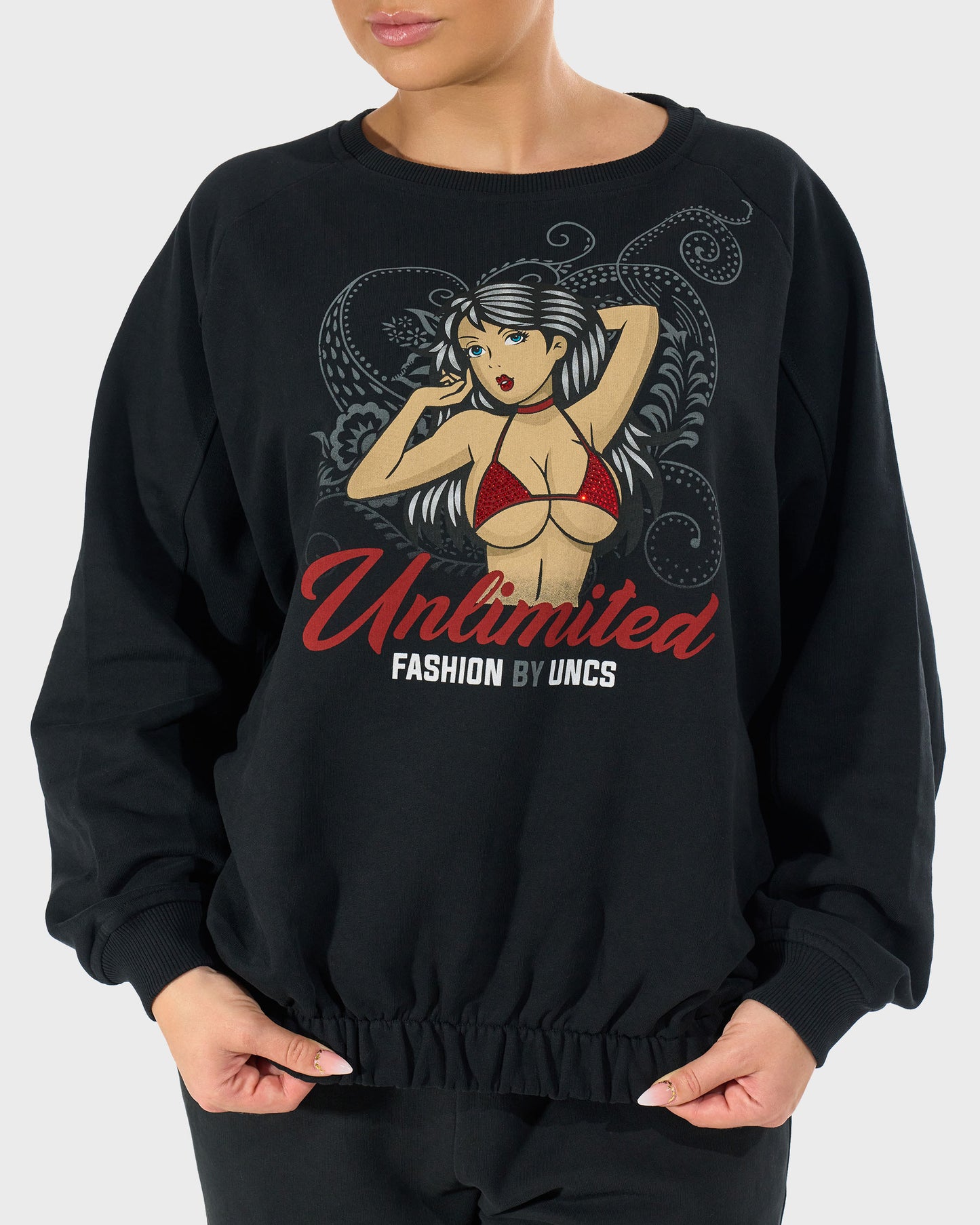 Női melegítőfelső RITA BLACK