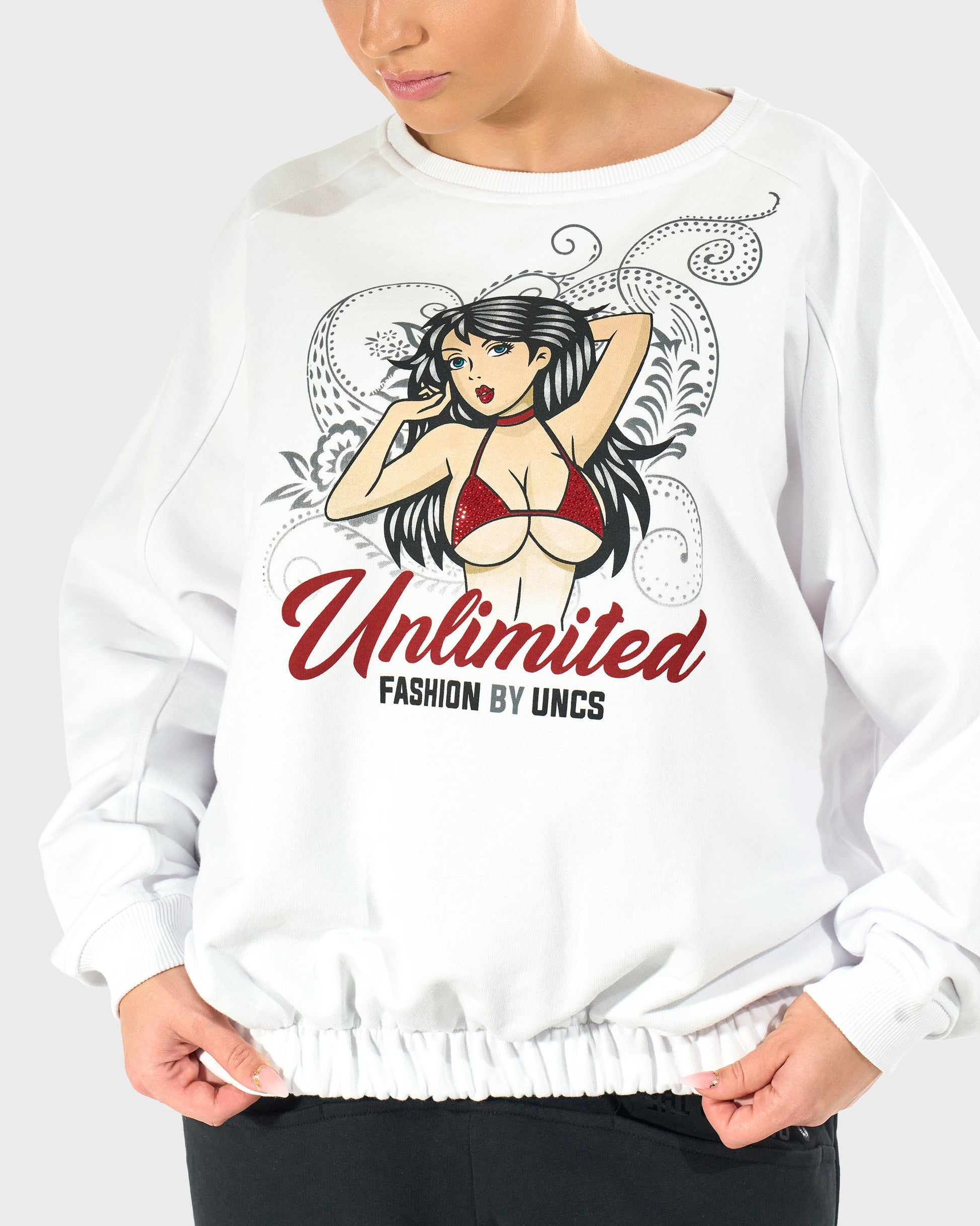 Női melegítőfelső RITA WHITE