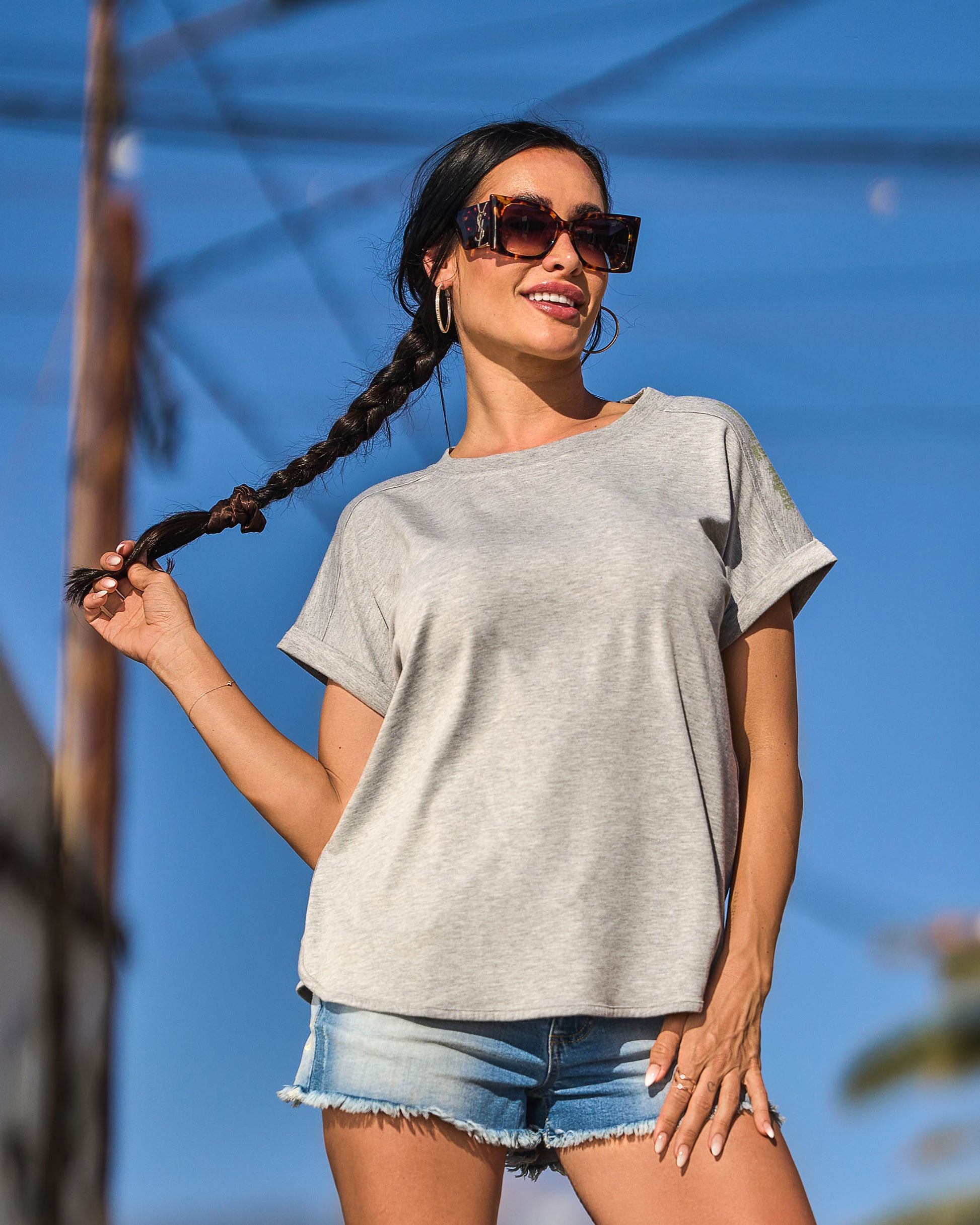 Női póló SYLVA GREY