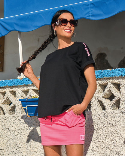 Női póló SYLVA BLACK