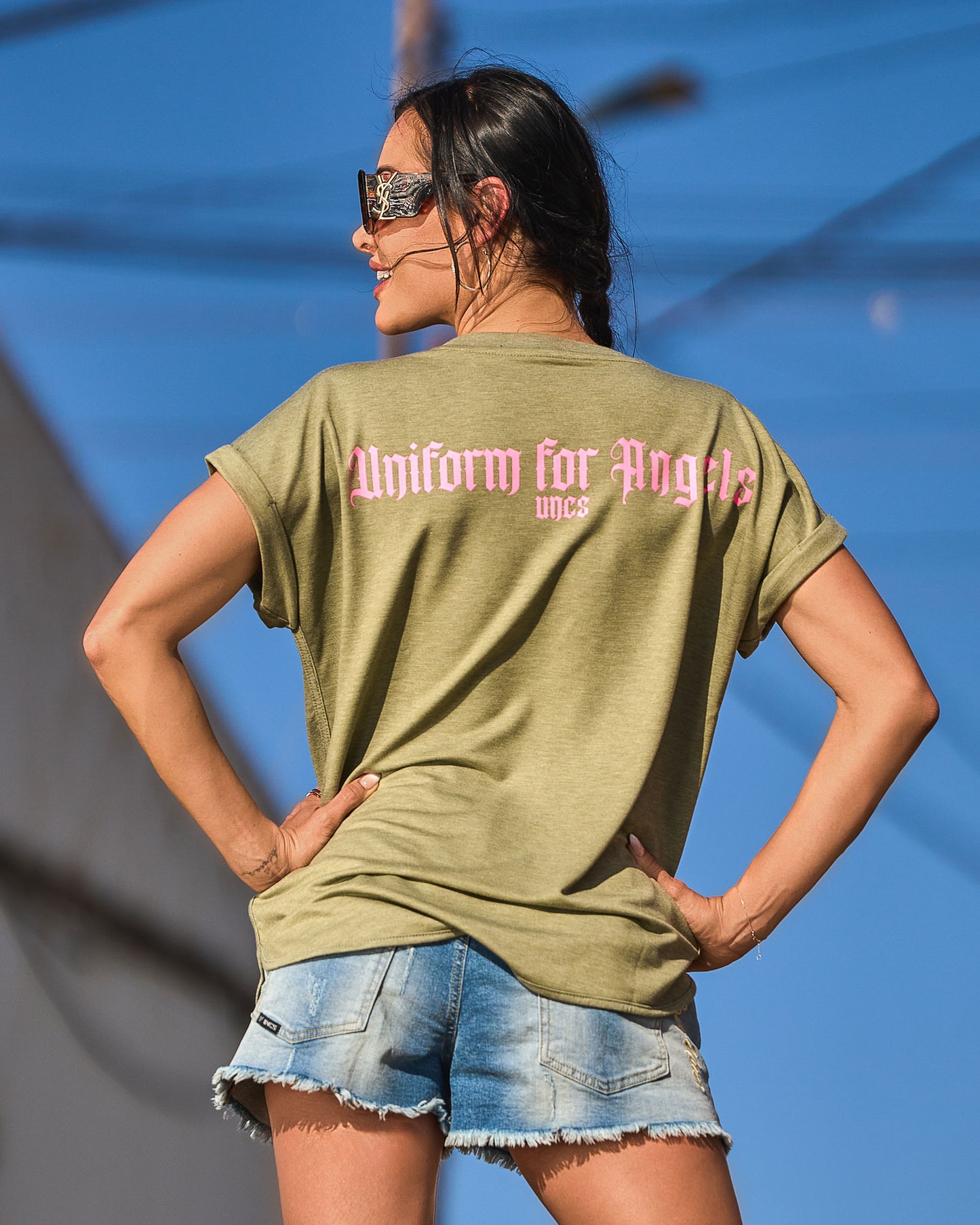 Női póló SYLVA KHAKI